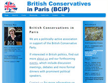 Tablet Screenshot of conservatives-paris.org